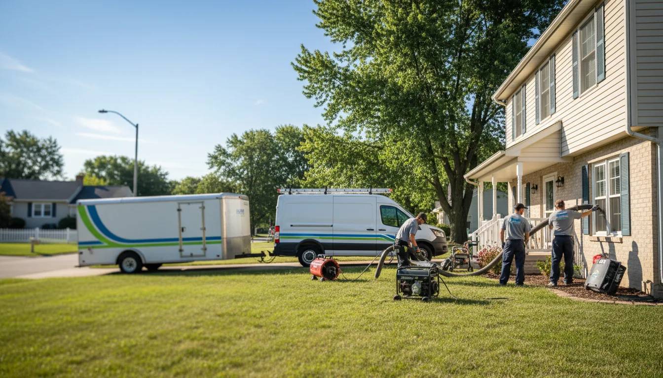 Flooded Basement Restoration And Cleanup With Repair in Alexander, KS near me
